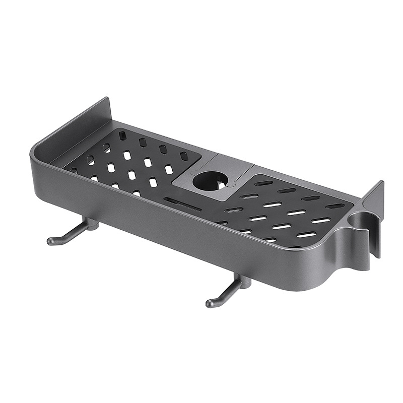 Rack de almacenamiento de la cabeza de ducha baño doméstico baño soporte de elevación baño Punch-libre Barra de ducha bandeja de almacenamiento