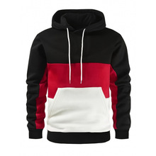 S 23434 Color block men's hoodie ƴɫ��ʿ��ñ���羳����