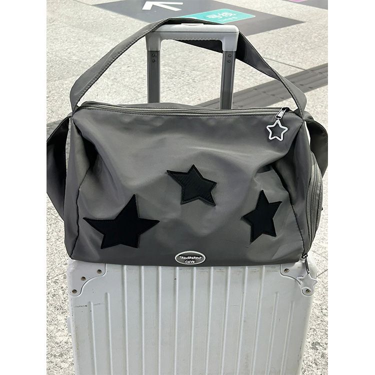 Y2g bolsa irregular Estrella de Plata yoga bolsa de mensajero bolsa de hombro de las mujeres de gran capacidad de fitness bolsa Satchel