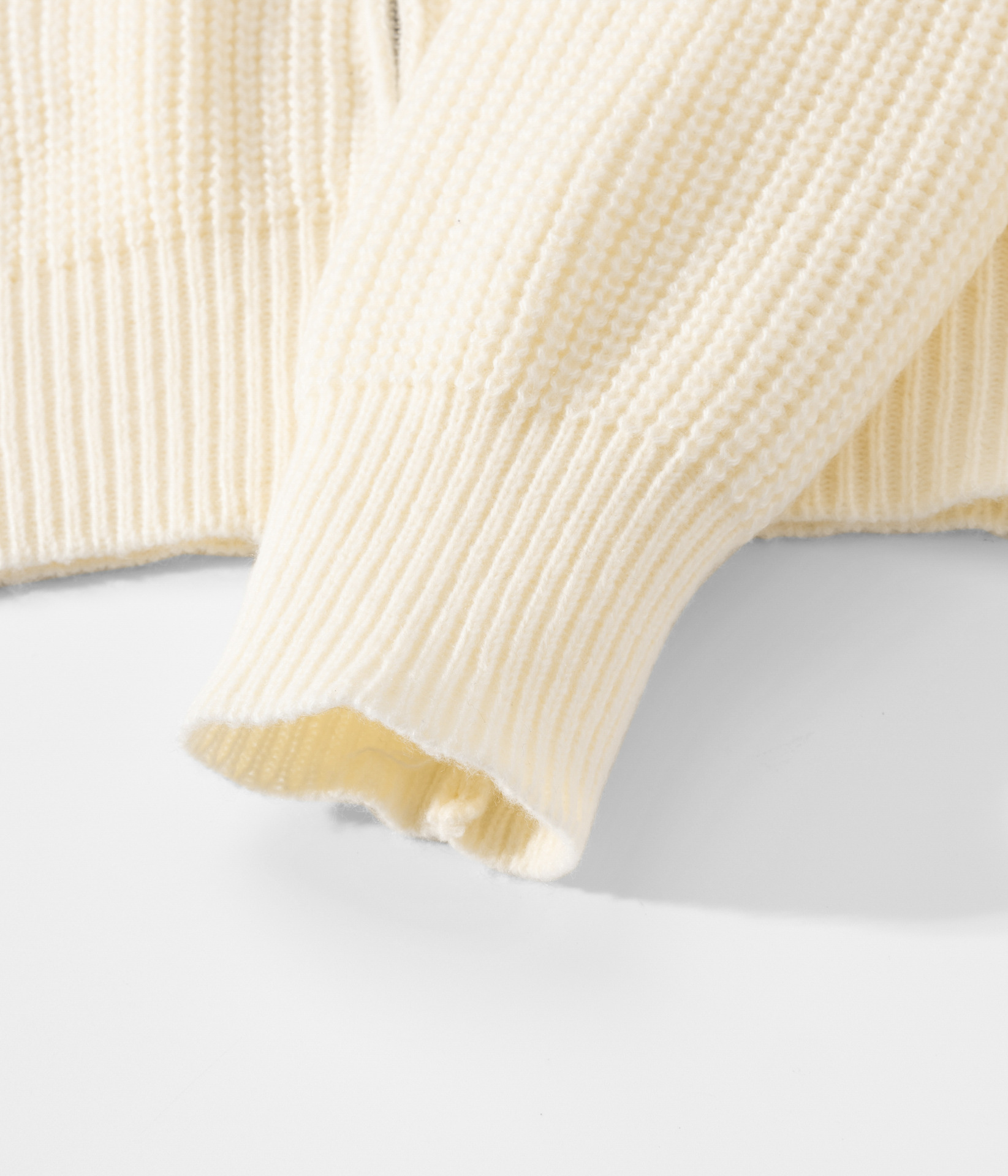 ​​Men's Double Zipper Knit Cardigan - Warm High Neck Long Sleeve Sweater For Autumn & Winter (Beige, S/M/L/Xl)​​_viptrois.com
