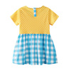 Summer dress, skirt, mini-skirt, with short sleeve, wholesale, European style