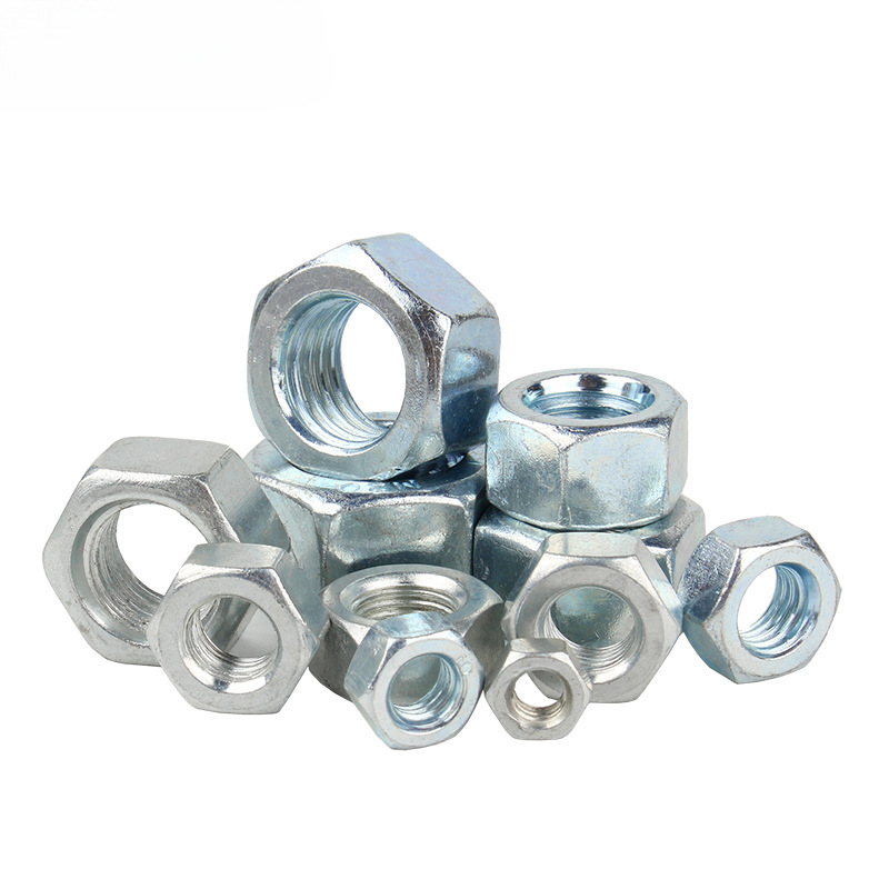 8.8/12.9级高强度六角螺母大全螺丝帽镀锌发黑螺帽M2M3M4M5M6-M24