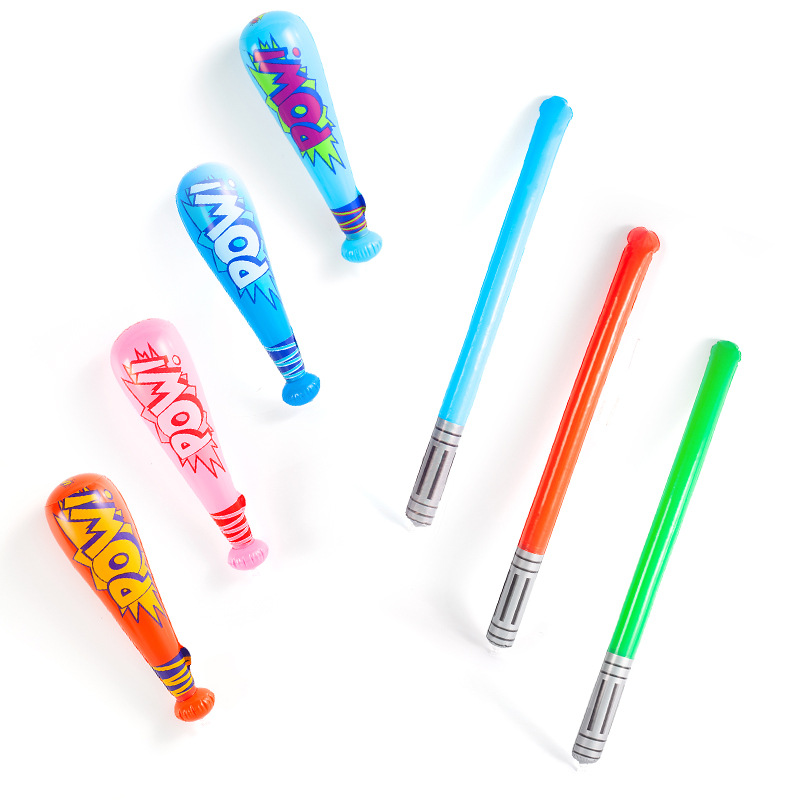 Inflable grande Lobo diente palo lote inflable PVC palo martillo fluorescente palo lote inflable simulación actividad apoyos