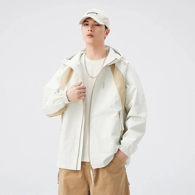 Shanggu Men 2024 осень новая куртка для мужчин Ретро Гонконг Сшитая свободная куртка с капюшоном