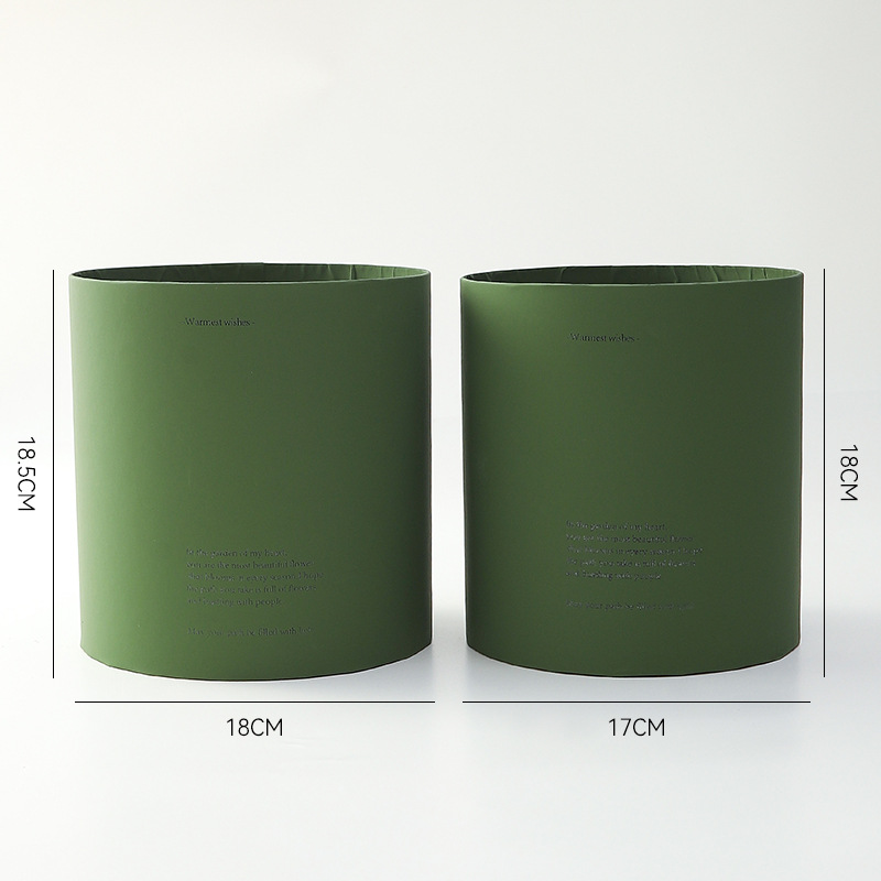 Cubo clásico de tres abrazos cubo redondo embalaje cubo arreglo de flores cubo floral DIY espejo de plata caja de flores