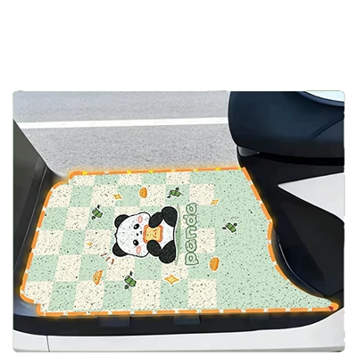 Electric vehicle foot mat: waterproof and non-slip foot mats, electric