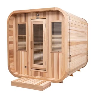 Canada Premium Red Cedar Traditional Outdoor Sauna for 2-4 People
