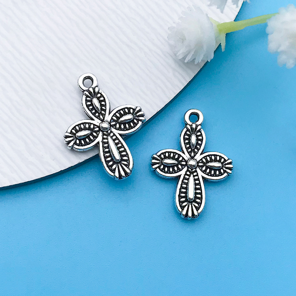 1 고대 실버 십자가 13x19mm-11224-1.1g