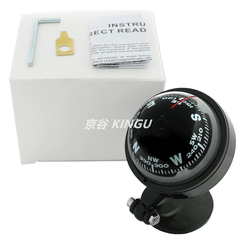 Заводское производство LC500 черный Регулируемый магнитный склонение автомобильный шар автомобильный компас автомобиль в наличии