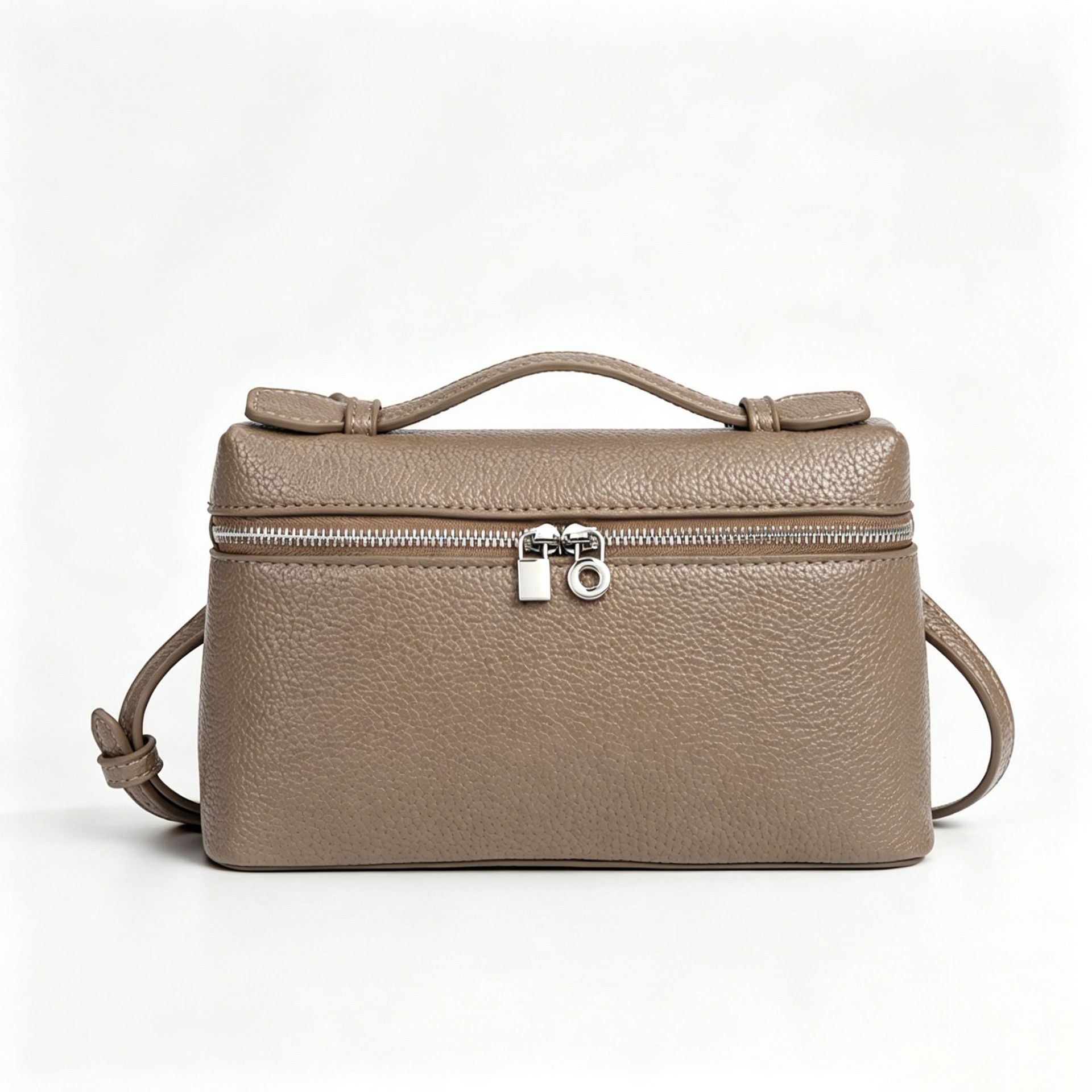 Bolso de Hombro Mini Estilo Lonchera LP19 de Cuero PU para Uso Diario