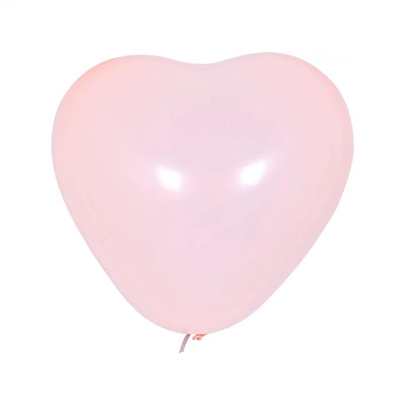 Venta al por mayor de 10 pulgadas 2,2G globo en forma de corazón macaron globo de la boda engrosada látex fiesta de cumpleaños traje de globo