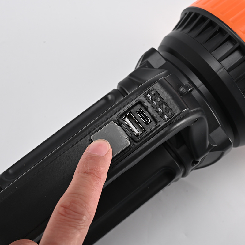 Handheld spotlight for camping, lights, high power