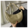 单肩轻便新款复古饺子包