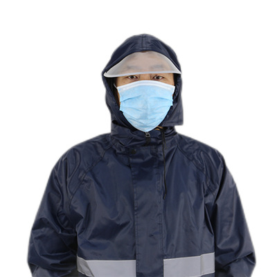 Han shield HD-RAC001 Reflective monolayer Fission Raincoat Navy M code -XXXXL code