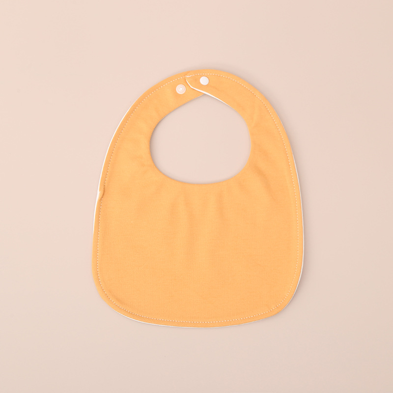 Baby transfronterizo toalla de saliva de algodón en forma de U, bufón impermeable para recién nacidos, bufón de leche anti-vomitación para niños y niñas