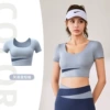 Gray Lake Blue Short Sleeve