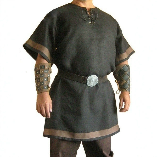 2025 Armor Re-Production LARP Medieval Viking Red Color Renaissance Fashion Jacket Clothing