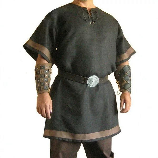 2025 Armor Re-Production LARP Medieval Viking Red Color Renaissance Fashion Jacket Clothing