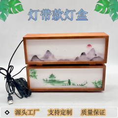 木製アクリル小夜灯寝室ベッドヘッドランプ家庭配置デスクトップ装飾雰囲気小夜灯イベントプレゼント