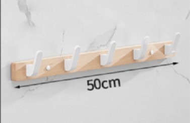 Baño de madera maciza toallero ponche-libre baño rack de almacenamiento montado en la pared nogal baño toallero de almacenamiento