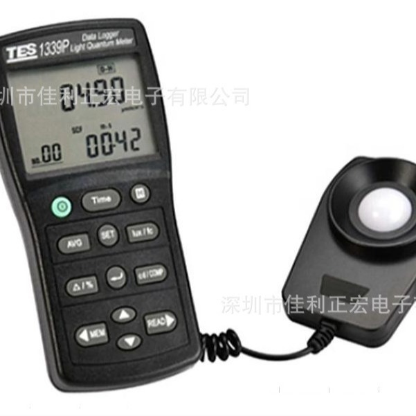 泰仕TES-1339P记录型照度光量子计数字照度计