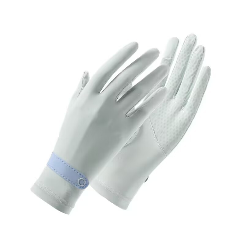 Guantes de protección solar verano de las mujeres delgada transpirable protección UV conducción ciclismo antideslizante Flip hielo guantes de encaje sensación fresca