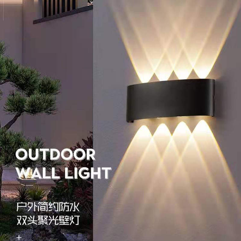 Simple Outdoor Led Wall Lamp Outdoor Waterproof Door Courtyard Wall Washer Bedroom Aisle Balcony Staircase Wall Lamp