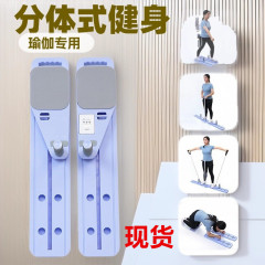分体式多功能健腹板健腹轮自动回弹卷腹瘦肚子滑雪机健身器材