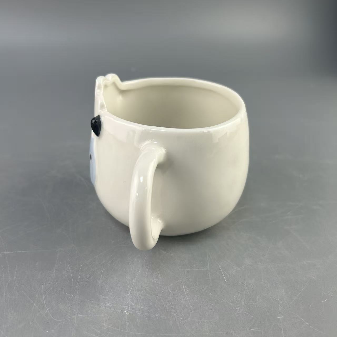 Customizado nuevo monstruo pequeño modelado taza de cerámica taza de agua logotipo imprimible