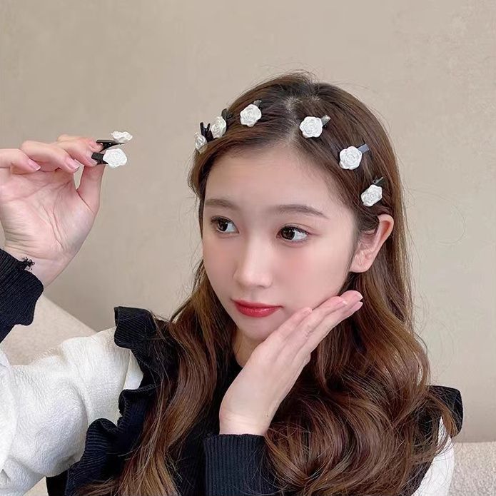 可爱夹子小发夹后脑勺蜻蜓汉服发饰画精致原创边夹珐琅百搭仙美无|undefined