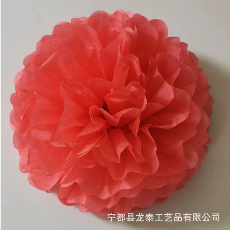 Boda de boda 4 pulgadas 10cm peonía bola de papel de flores decoración de fiesta de cumpleaños bola de flores 4 pulgadas Europa y América props de decoración image 42