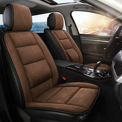 Velvet Warm Car Seat Cushion for Winter, Wool pad