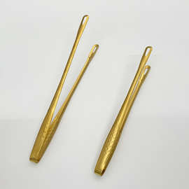 不锈钢食品夹批发家用韩式烤肉夹子烧烤夹餐厅牛排夹防滑草莓夹