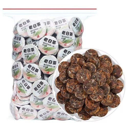 Fuding Da Bai Cha authentic Taimushan Aged Shou Mei White Tea, rich and mellow small cake, 500g loose-leaf aged white tea