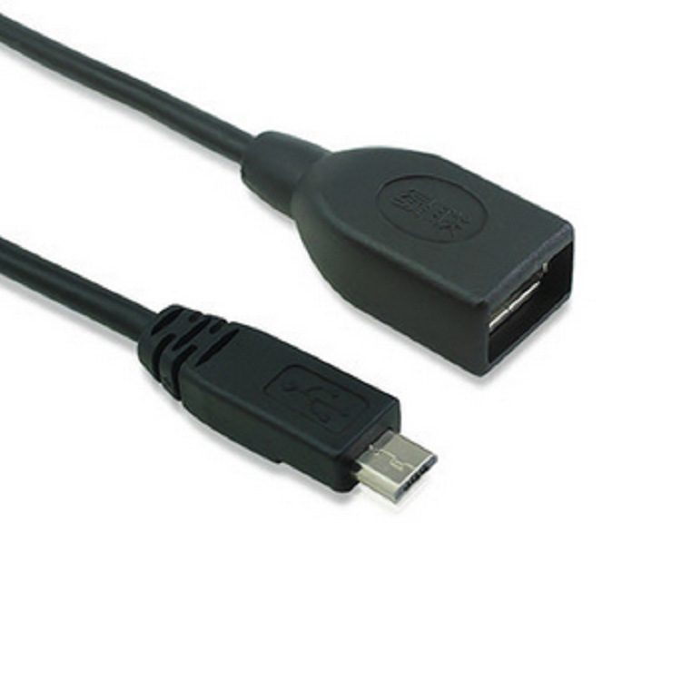 otg手机数据线 适用于安卓V8平板电脑micro usb转USB母 otg线批发