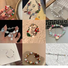 圣诞节kt星星猫爪骨头多巴胺手链ins小众少女串珠2025闺蜜甜美