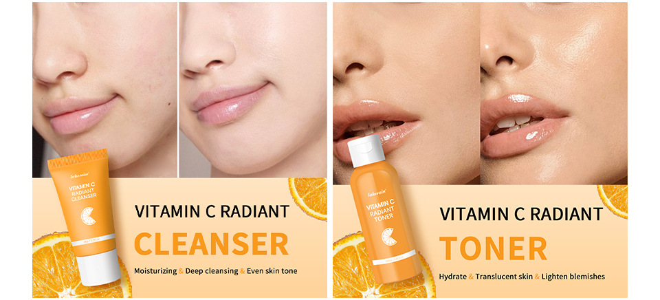lakerain Vitamin C Skin Care Set - Refreshing Skin Care Facial Set undefined