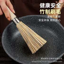 老式竹锅刷厨房专用刷子刷锅神器洗锅竹刷子扫帚丝瓜瓤商用刷厂家