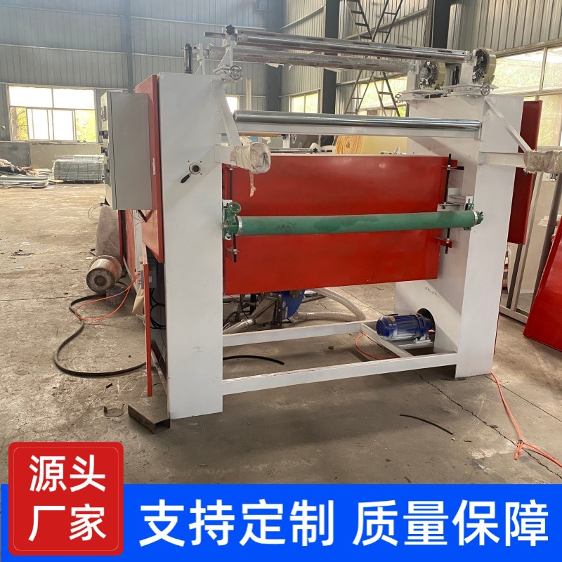 聚酯纤维板自动上胶涂胶机胶辊免清洗 木工单双面涂胶机厂家