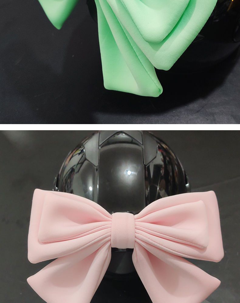 Helmet Decoration Bow Motorcycle Full Helmet Decoration