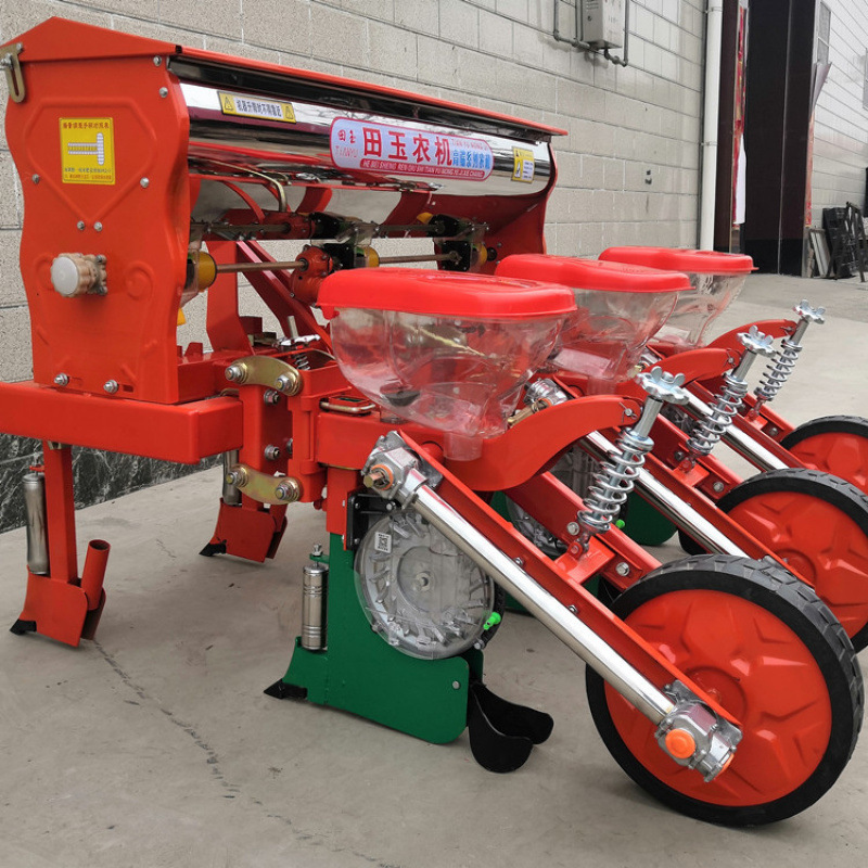 四轮拖拉机悬浮玉米大豆精量免耕免检苗播种机
