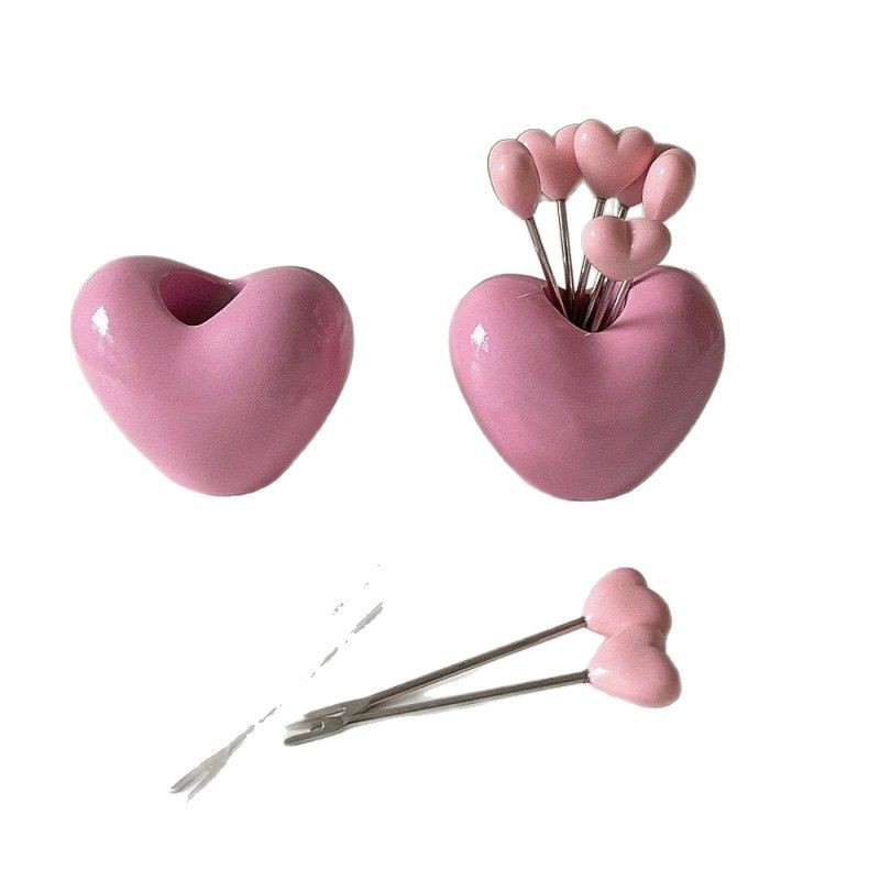 Cute fruit fork stainless steel, Birthday gift