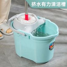 家用加厚拖把桶脱水桶懒人免手洗长方形手提塑料挤水桶旋转拧水桶