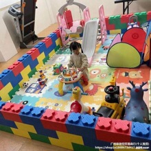 童epp积木乐园商场泡沫积木城堡墙围栏大块泡沫室内玩具游乐场
