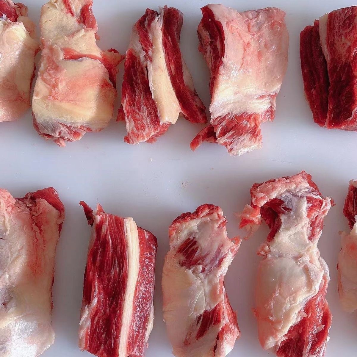 牛肉牛肋条肉腹肉条可烧烤煎肉炖卤无调理整箱批发商用原切新鲜