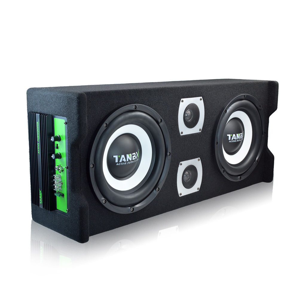 Car Subwoofer High-Power Modified Active Trunk 10inch Car Audio Heavy Bass Dual 10 Speakers Dual 12