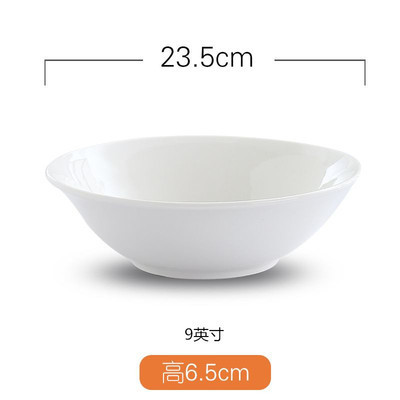 陶磁器の闘う碗の純粋な白いサラダの碗のご飯の碗は料理の碗のスープの碗のスープの粉の碗のマイクロ波の食器の卸売りができます。|undefined
