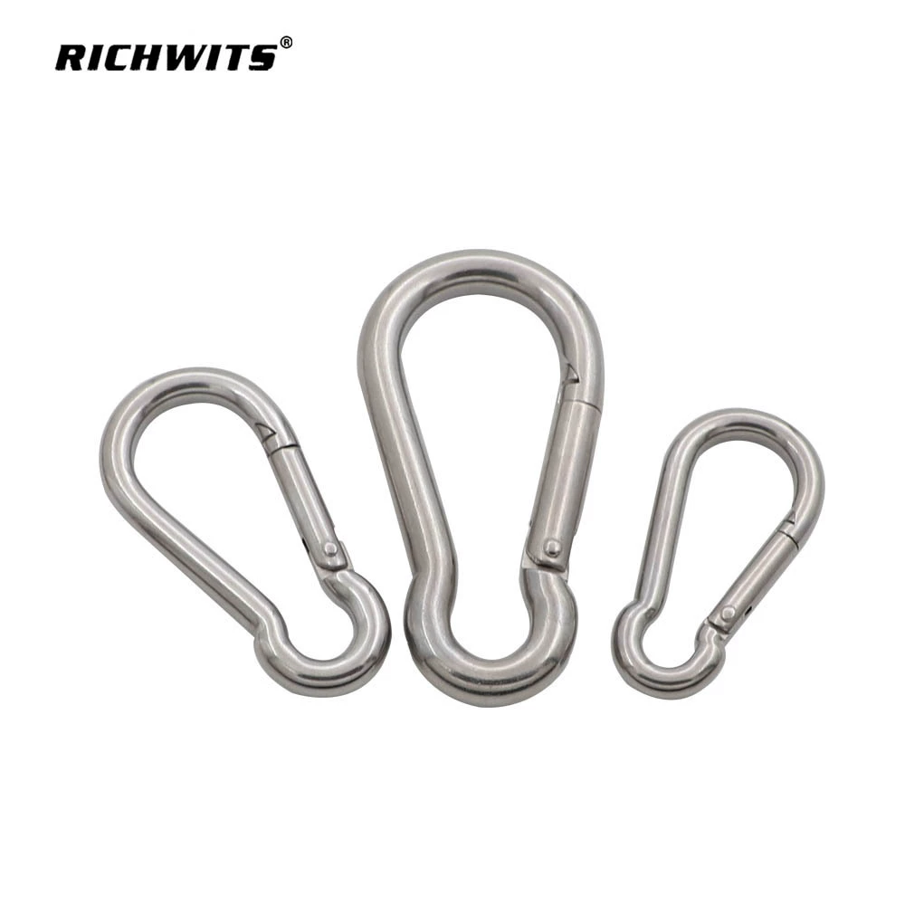 Zhibo металлическая пружинная Пряжка RICHWITS из нержавеющей стали альпинистская пряжка на открытом воздухе Пряжка тыквы пряжка