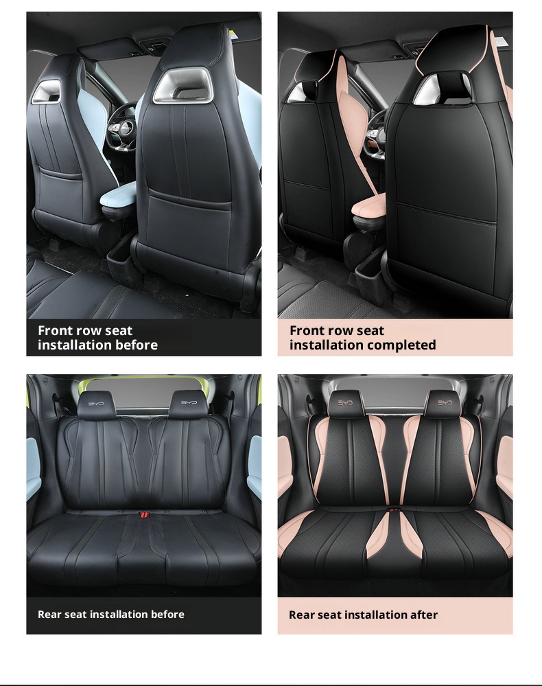 New Seagull Full Leather Car Seat Cushion for All Seasons, Left-Hand Drive Overseas Right-Hand Drive Seat Cover, Cross-Border Full-Cover Car Seat Cushion