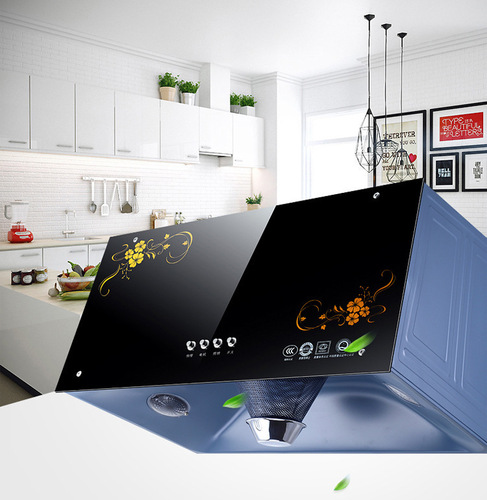 Factory supply stainless steel overhead exhaust fan, Zhongji/Subdeep household kitchen hood